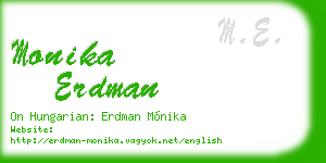 monika erdman business card
